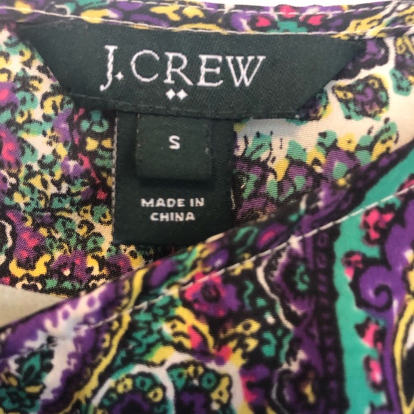 JCREW Paisley Blouse - Small - Picture 2 of 3